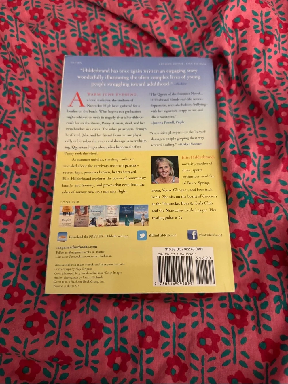 Elin Hilderbrand - Summerland - Paperback - *like new